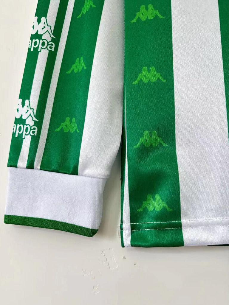 Real Betis 1995/97 Vintage Retro Home Long Sleeve Jersey - Concept Kits