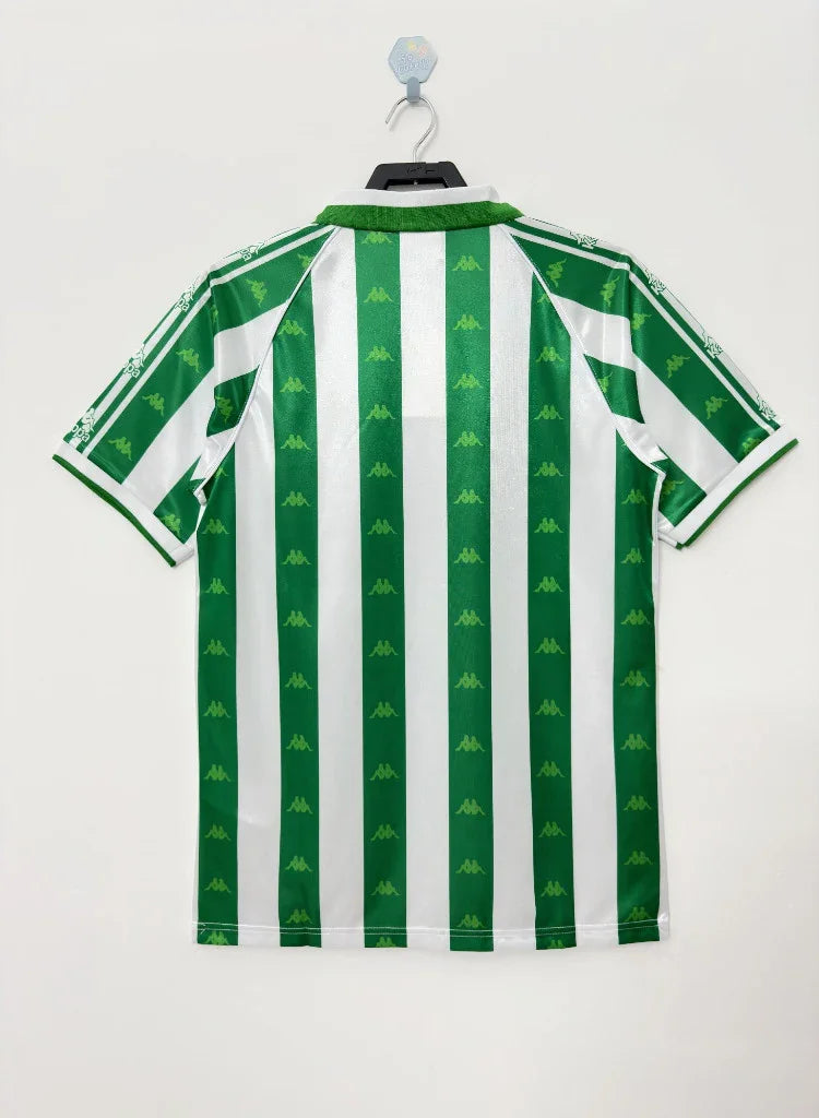Real Betis 1995/97 Vintage Retro Home Stadium Advertising Jersey - Concept Kits