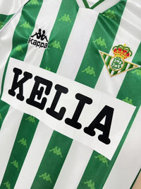 Real Betis 1995/97 Vintage Retro Home Stadium Advertising Jersey - Concept Kits