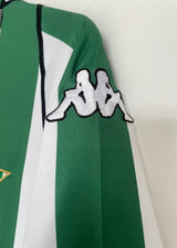Real Betis 2003/04 Vintage Retro Green/White Hone Jersey