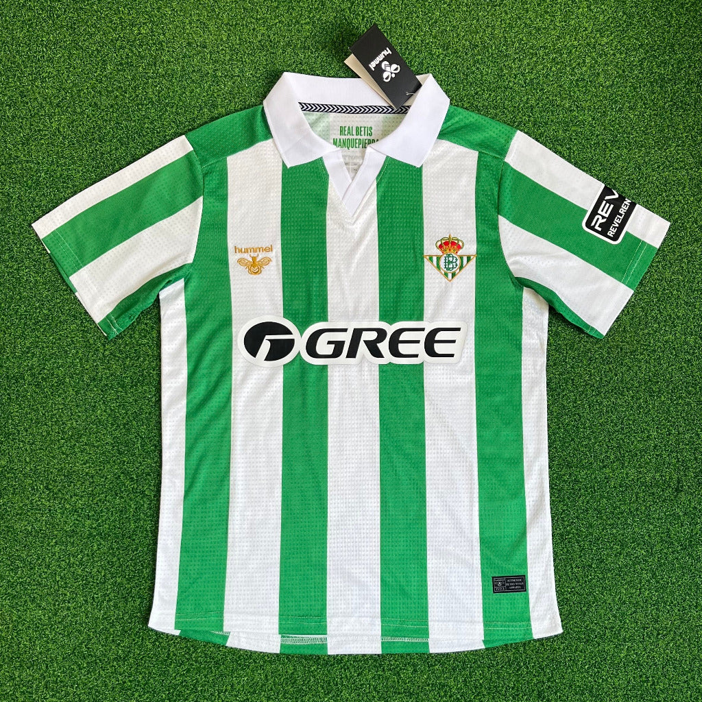 Real Betis 2026 Green/White Vertical Stripes Match Jersey