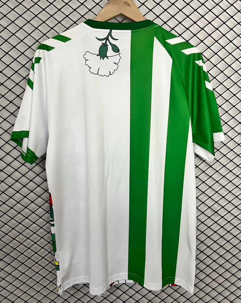 Real Betis 2026 White/Green/Black Pre-match Soccer Jersey