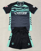 Real Betis 25/26 Black/Blue Third Away Kids Jersey Set