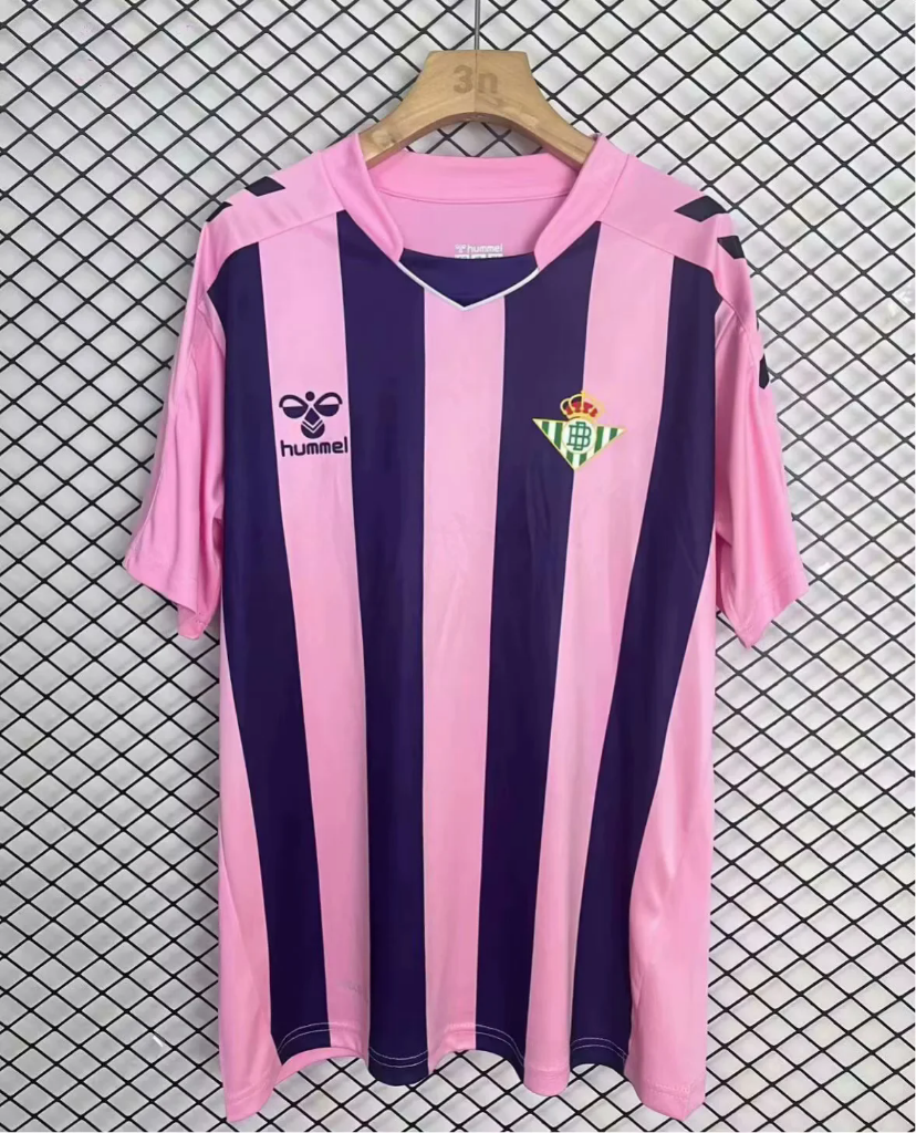 Real Betis 25/16 Pink Blue Stripe Special Edition Jersey - Concept Kits