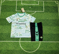 Real Betis 25/26 White/Green Third  Kids Jersey Set