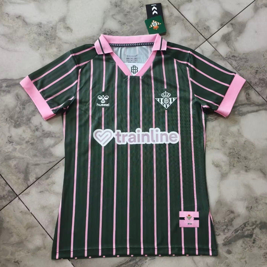 Real Betis 26/27 Black/Pink Pre-Match Women Jersey