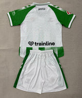 Real Betis 26/27 Green/White Stripes Home Kids Jersey Set