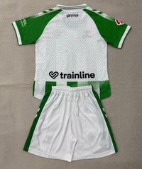 Real Betis 26/27 Green/White Stripes Home Kids Jersey Set