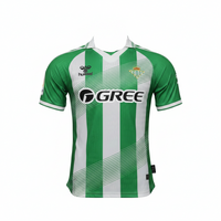Real Betis 26/27 White/Green Vertical Stripes Home Player Version Jersey