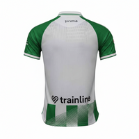 Real Betis 26/27 White/Green Vertical Stripes Home Player Version Jersey