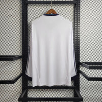 Real Madrid  2012/13 Vintage Retro White Long Sleeve Home Jersey
