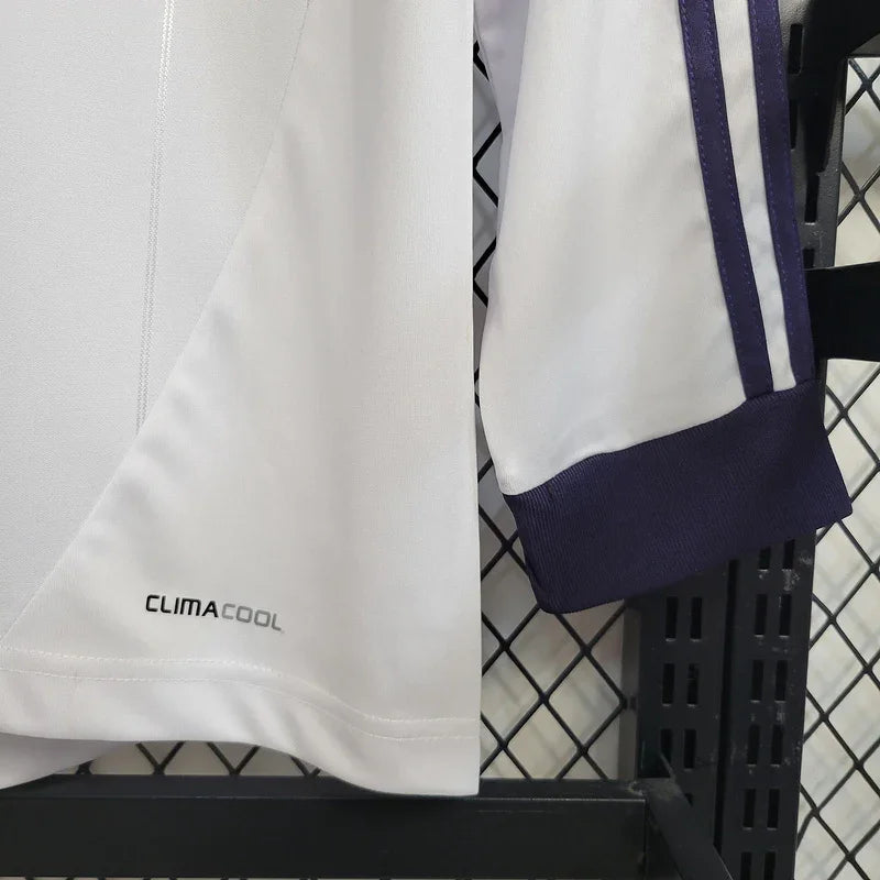 Real Madrid  2012/13 Vintage Retro White Long Sleeve Home Jersey