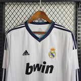 Real Madrid  2012/13 Vintage Retro White Long Sleeve Home Jersey