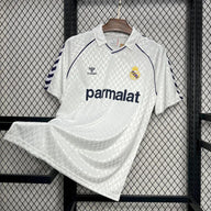 Real Madrid 1988/89 Vintage Retro White Home Jersey