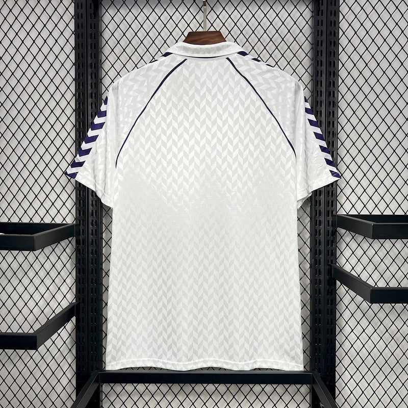 Real Madrid 1988/89 Vintage Retro White Home Jersey