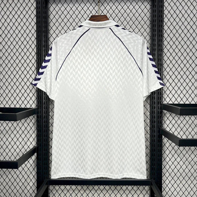 Real Madrid 1988/89 Vintage Retro White Home Jersey