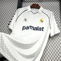 Real Madrid 1988/89 Vintage Retro White Home Jersey