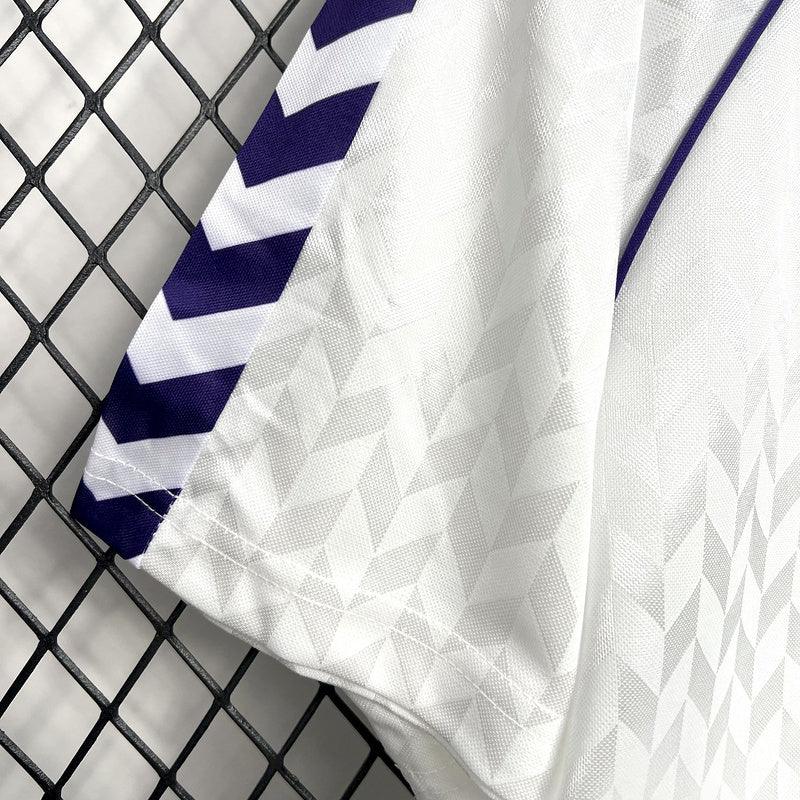 Real Madrid 1988/89 Vintage Retro White Home Jersey