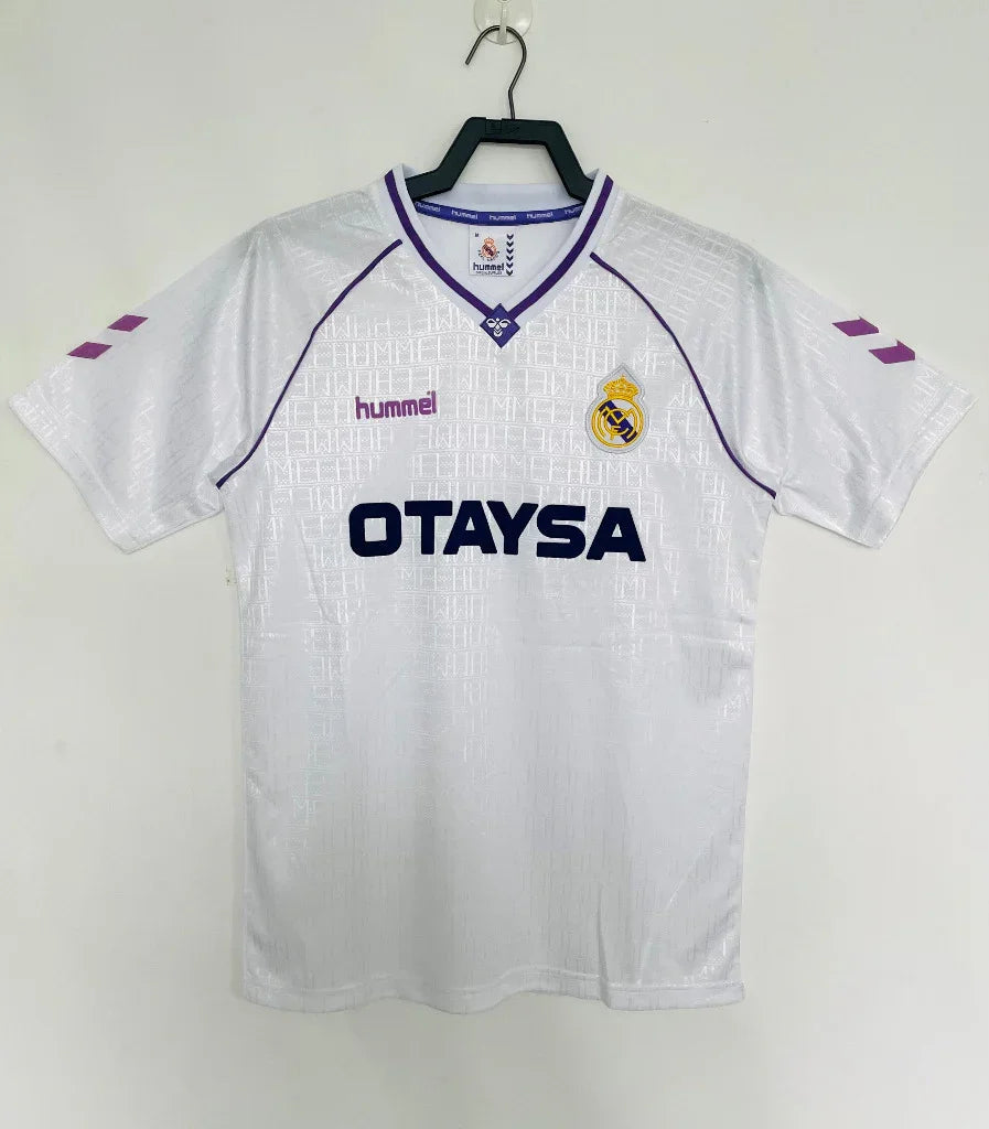 Real Madrid 1990/92 Vintage Retro Home Stadium Jersey - Concept Kits