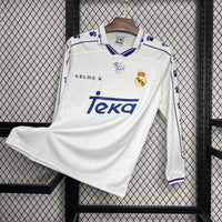 Real Madrid 1994/96 Vintage Retro Home Long Sleeve Jersey