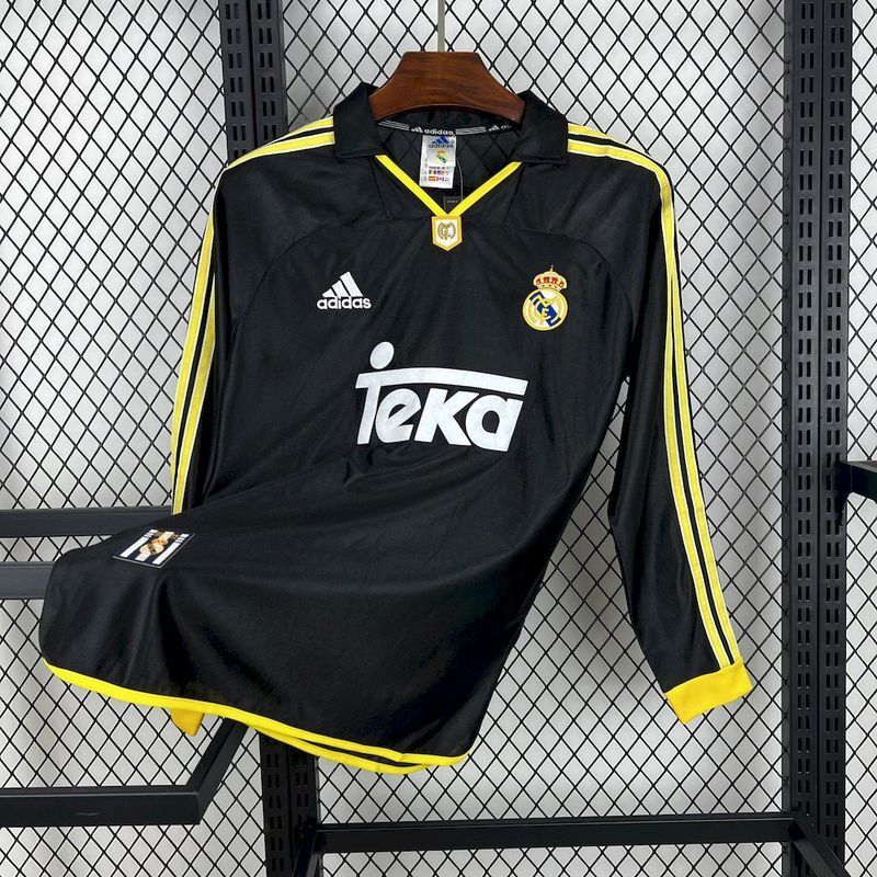 Real Madrid 1998/99 Vintage Retro Away Long Sleeve Jersey