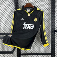 Real Madrid 1998/99 Vintage Retro Away Long Sleeve Jersey