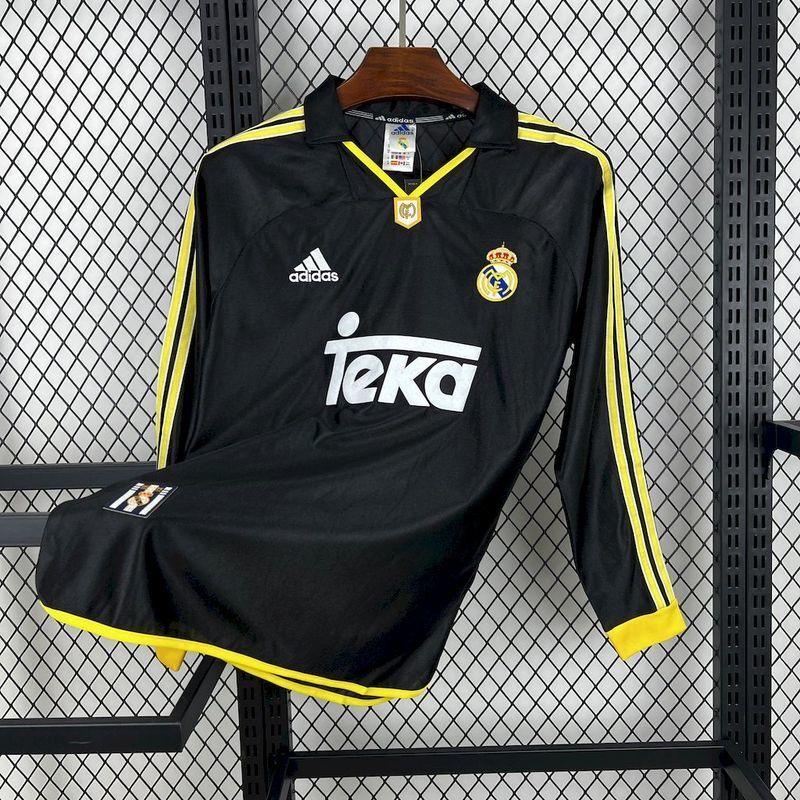 Real Madrid 1998/99 Vintage Retro Away Long Sleeve Jersey
