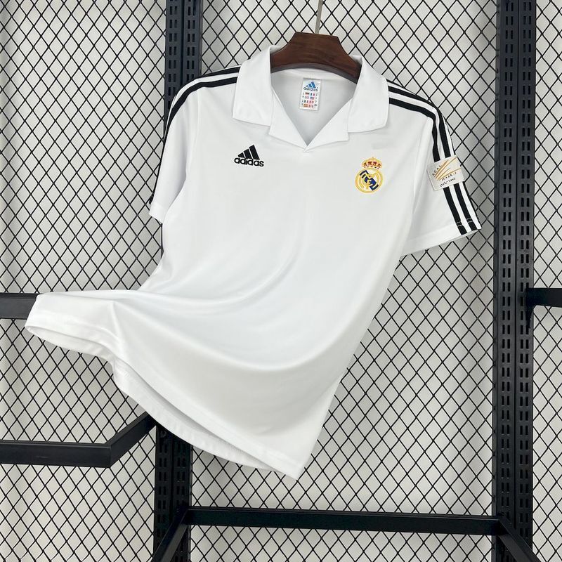 Real Madrid 2001/02 Vintage Retro Home Jersey