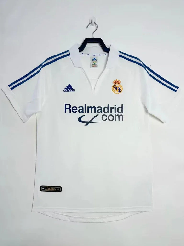 Real Madrid 2001/02 Vintage Retro Home Stadium Jersey - Concept Kits
