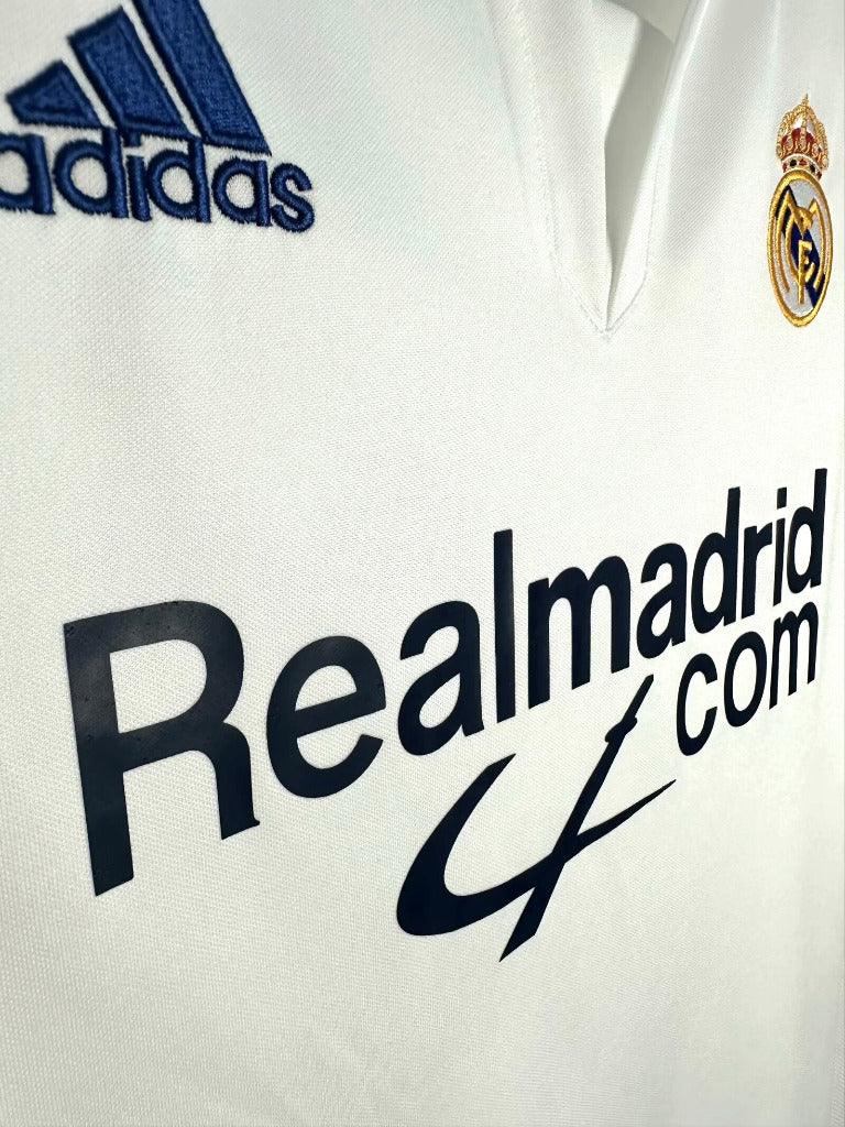 Real Madrid 2001/02 Vintage Retro Home Stadium Jersey - Concept Kits