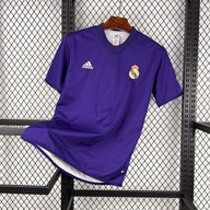 Real Madrid 2002/03 Retro Purple/White Double Sided Style Third Jersey