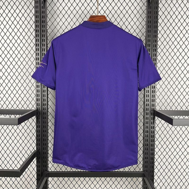 Real Madrid 2002/03 Retro Purple/White Double Sided Style Third Jersey