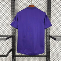 Real Madrid 2002/03 Retro Purple/White Double Sided Style Third Jersey