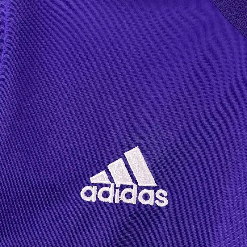 Real Madrid 2002/03 Retro Purple/White Double Sided Style Third Jersey