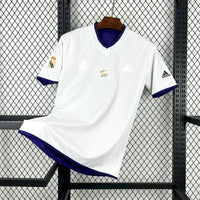 Real Madrid 2002/03 Retro Purple/White Double Sided Style Third Jersey