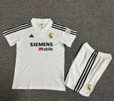 Real Madrid 2002/03 Vintage Retro Home Kids Jersey Set