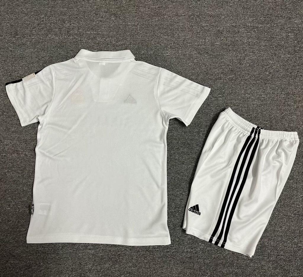 Real Madrid 2002/03 Vintage Retro Home Kids Jersey Set
