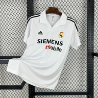 Real Madrid 2002/03 Vintage Retro White Home Jersey