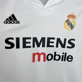 Real Madrid 2002/03 Vintage Retro White Home Jersey