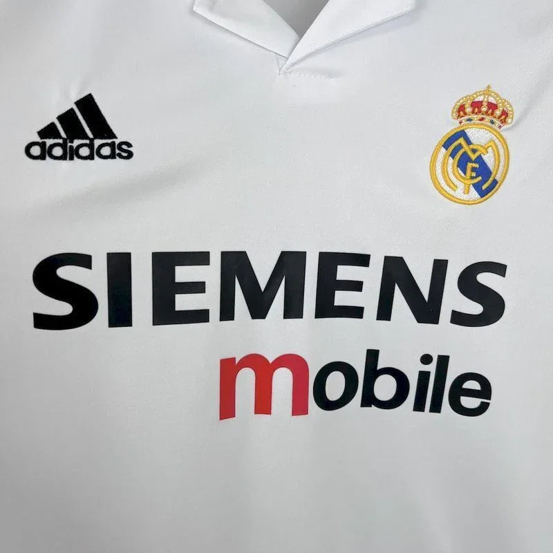 Real Madrid 2002/03 Vintage Retro White Home Jersey