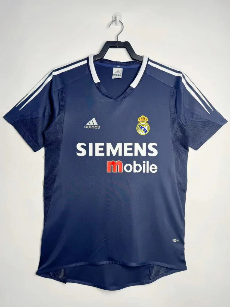 Real Madrid 2004/05 Vintage Retro Navy Home Stadium Jersey - Concept Kits