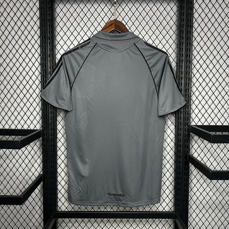 Real Madrid 2005/06 Vintage Retro Gray/Black Third Away Jersey