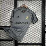 Real Madrid 2005/06 Vintage Retro Gray/Black Third Away Jersey