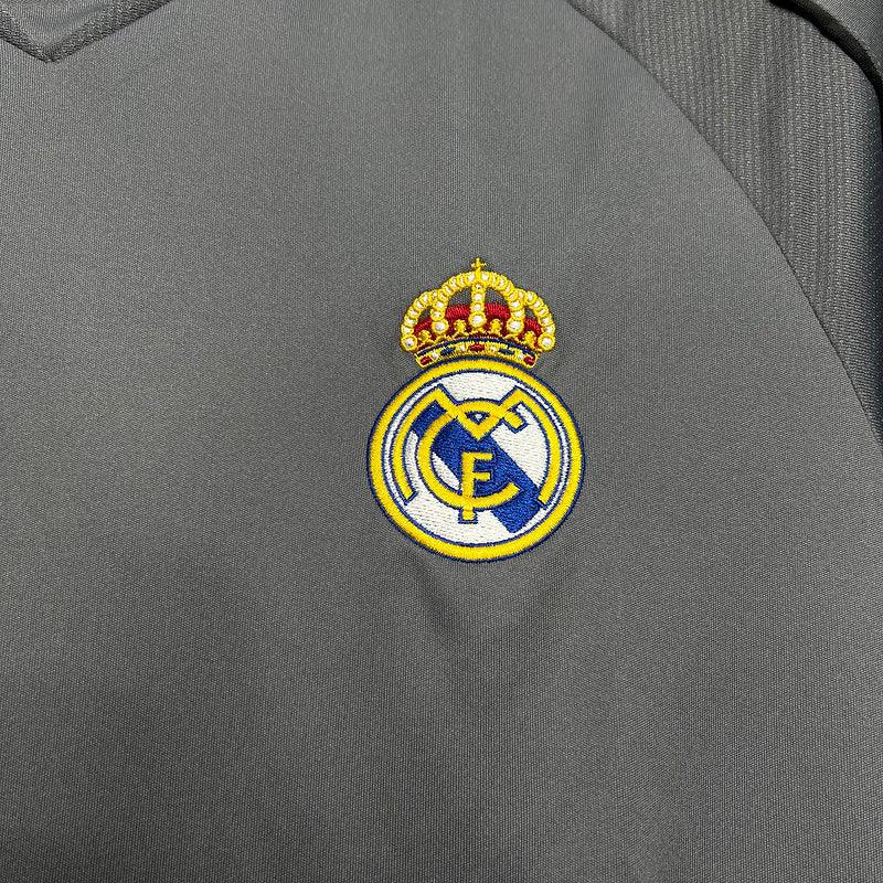 Real Madrid 2005/06 Vintage Retro Gray/Black Third Away Jersey