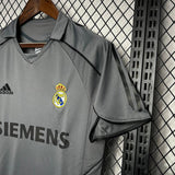 Real Madrid 2005/06 Vintage Retro Gray/Black Third Away Jersey