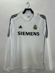 Real Madrid 2005/06 Vintage Retro Home Long Sleeves Jersey - Concept Kits