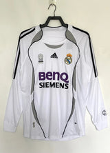 Real Madrid 2006/07 Vintage Retro Home Long Sleeves Jersey - Concept Kits
