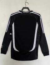 Real Madrid 2006/07 Vintage Retro Second Away Black Long Sleeve Jersey - Concept Kits