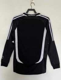 Real Madrid 2006/07 Vintage Retro Second Away Black Long Sleeve Jersey - Concept Kits