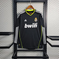 Real Madrid 2010/11 Vintage Retro Black Away Long Sleeve Jersey